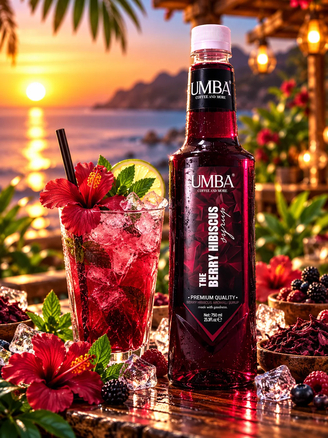 Berry Hibiscus Şurubu