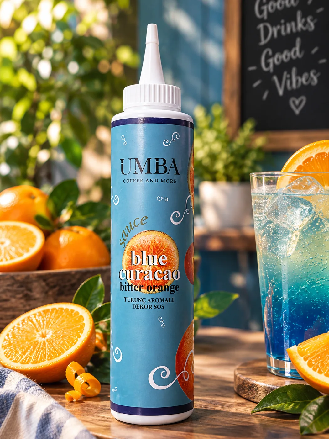 Blue Curaçao Dekor Sosu